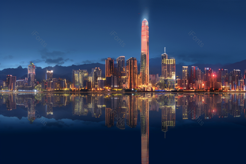 城市建筑高楼夜景风光,高清,摄影图,摄影图片,图片大全,摄影图免费下载
